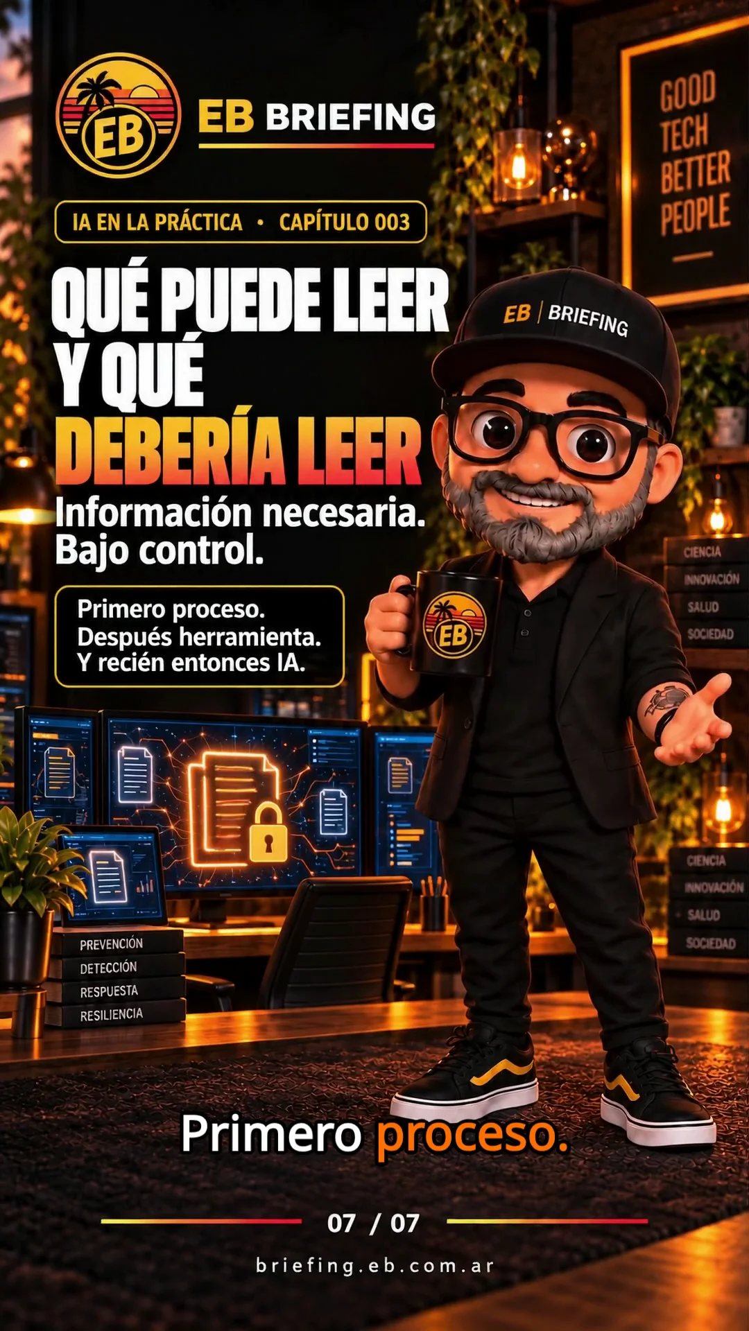 Qué puede leer y qué debería leer: información necesaria, bajo control